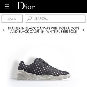Dior Hommes Men's Polka Dot Trainers